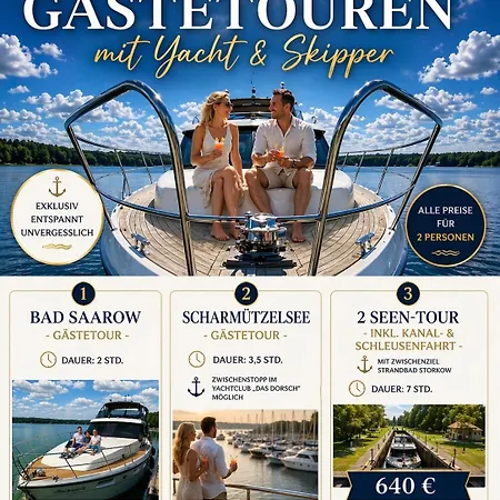 Tekne Yacht Susan - Jacht - Traumzeitboot - Exklusiver Festlieger In Perfekter Lage Am Scharmuetzelsee *